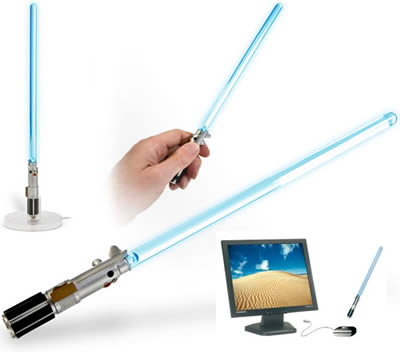 USB лампа в виде лазерного меча из «Звёздных войн»