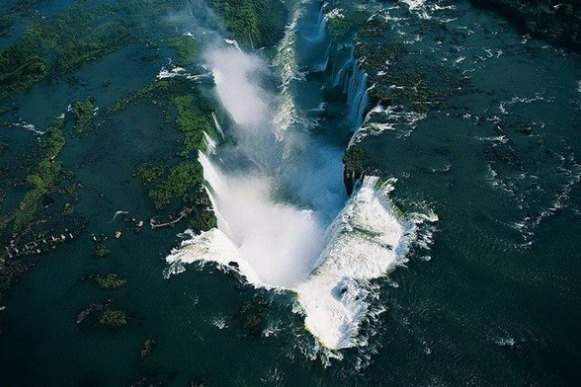 водопад Игуасу вид сверху