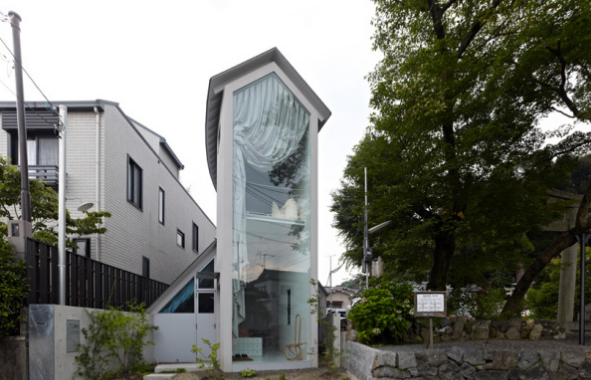 самый узкий дом в Киото