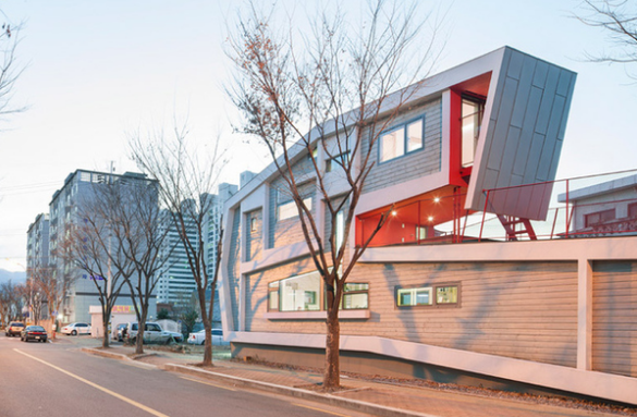 самый узкий дом в Южной Корее